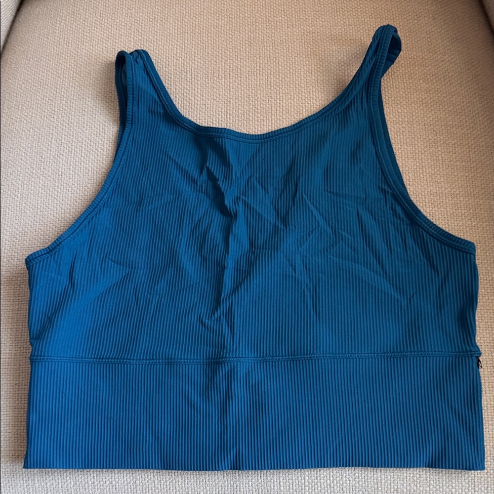 lululemon athletica Deep Teal Ribbed Sports Bralette